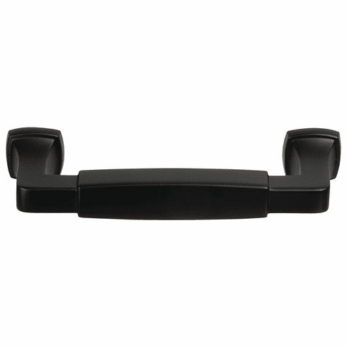 Hafele Handle, Zinc, Stature Collection, Matt black, 128 mm CTC, Item# 133.53.395, 13353395, 133-53-395