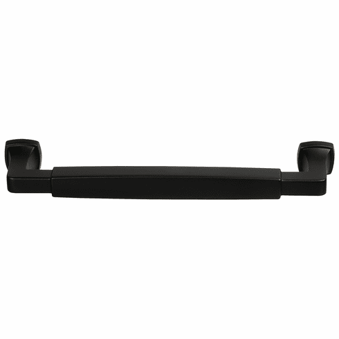 Hafele Handle, Zinc, Stature Collection, Matt black, 160 mm CTC, Item# 133.53.396, 13353396, 133-53-396