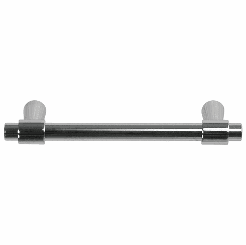 Hafele Handle, Zinc, Polished chrome, 160 mm CTC, Item# 133.53.432, 13353432, 133-53-432