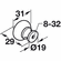 Hafele Knob, Metal, Ø31 mm, Stainless steel look, Item# 134.43.601, 13443601, 134-43-601