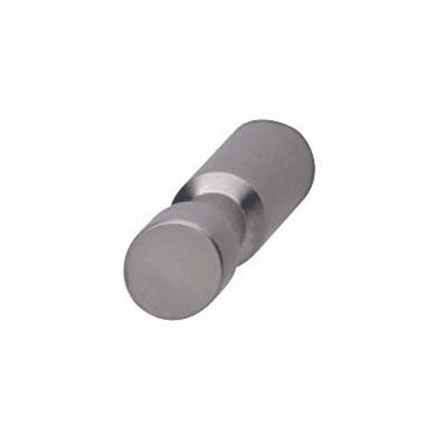 Hafele Knob, Matt Stainless Steel, 12 mm, Item# 134.82.605, 13482605, 134-82-605