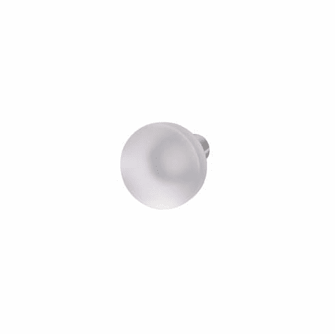 Hafele Knob, Glass & Stainless Steel, Crystalline Collection, Ø40 mm, Frosted & Matt, Item# 135.73.410, 13573410, 135-73-410