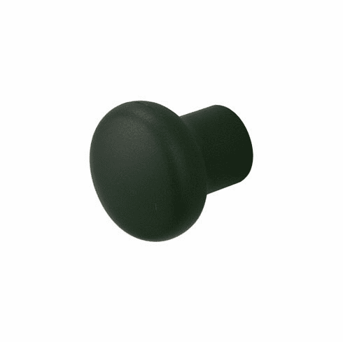 Hafele Knob, Plastic, 26 mm, Black, Item# 136.75.300, 13675300, 136-75-300