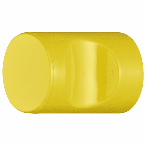 Hafele Knob, Polyamide, with recessed grip, cylindrical, HEWI, Dim. A: 23Â mm, dim. B: 29Â mm, mustard yellow, Item# 139.00.318, 13900318, 139-00-318