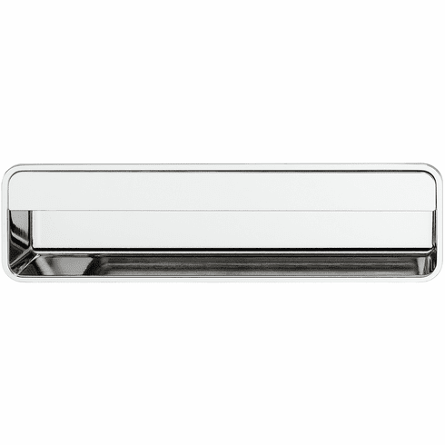 Hafele Inset Handle, Zinc, chrome plated, polished, Item# 151.11.271, 15111271, 151-11-271