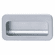Hafele Inset Handle, Zinc, Rectangular, Matt chrome, 96 mm CTC, Item# 151.35.262, 15135262, 151-35-262