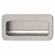 Hafele Inset Handle, Zinc, Rectangular, Matt nickel, 96 mm CTC, Item# 151.35.665, 15135665, 151-35-665
