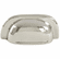 Hafele Cup Handle, Brass, Mulberry Collection, Polished nickel, 64 mm CTC, Item# 151.40.203, 15140203, 151-40-203