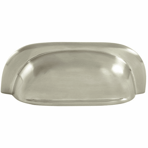 Hafele Cup Handle, Brass, Mulberry Collection, Brushed nickel, 96 mm CTC, Item# 151.40.604, 15140604, 151-40-604