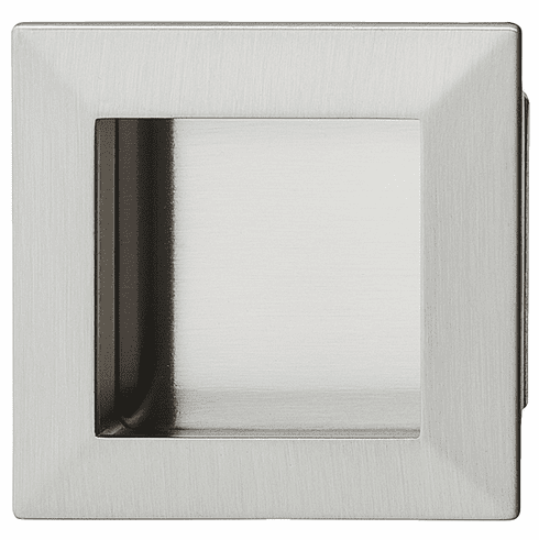 Hafele Inset Handle, Zinc, Lago di Como Collection, Brushed nickel plated, Item# 151.67.001, 15167001, 151-67-001