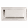Hafele Inset Handle, Satin Nickel, Zinc & Steel, Lago di Como Collection, 138 x 69 mm (L x H), Item# 151.67.602, 15167602, 151-67-602