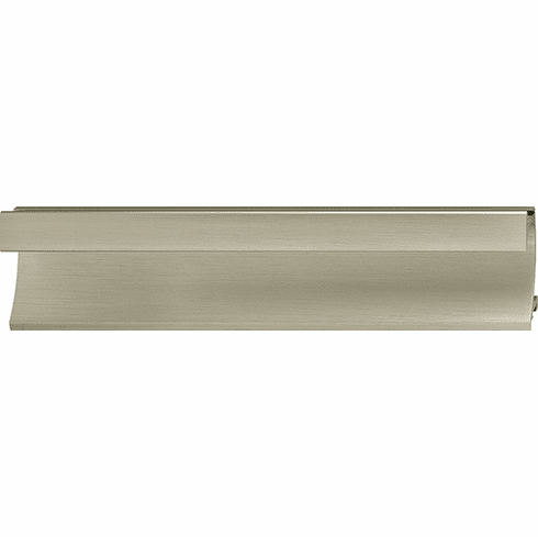 Hafele Inset Handle, Aluminum, Impressions Collection, Stainless steel look, Item# 151.86.030, 15186030, 151-86-030