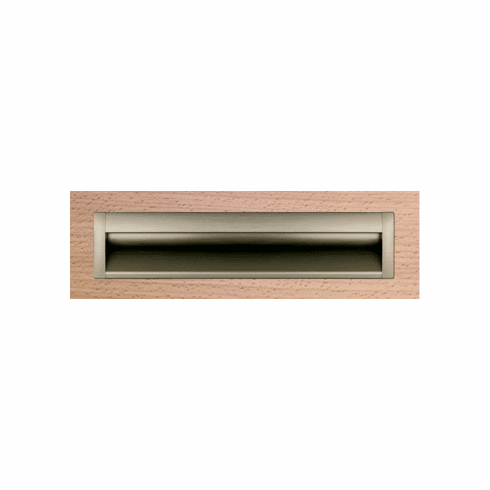 Hafele Inset Handle, Aluminum, Impressions Collection, Matt, Item# 151.86.930, 15186930, 151-86-930