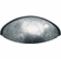 Hafele Cup Handle, Zinc, 64 mm CTC, Pewter, Item# 151.90.951, 15190951, 151-90-951