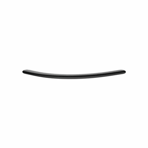 Hafele Handle, Steel, ؠ10mm, Dim. A: 112mm, dim. B: 30mm, dim. C: 96mm, matt black, RAL 9017, Item# 155.00.880, 15500880, 155-00-880