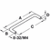 Hafele Handle, Steel, Ø 10 mm, Steel, Polished chrome, 96 mm CTC, Item# 155.00.931, 15500931, 155-00-931