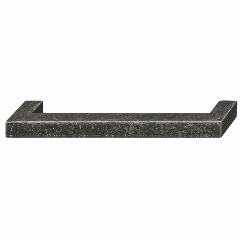 Hafele Handle, Mitred handle, zinc alloy, District Collection, Antique silver, 160 mm CTC, Item# 155.01.913, 15501913, 155-01-913