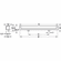 Hafele Handle, Zinc, Spartan Collection, Polished chrome, 96 mm CTC, Item# 155.01.940, 15501940, 155-01-940