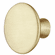 Hafele Knob, Zinc alloy, round, Brushed brass plated,  30mm, Item# 155.02.242, 15502242, 155-02-242
