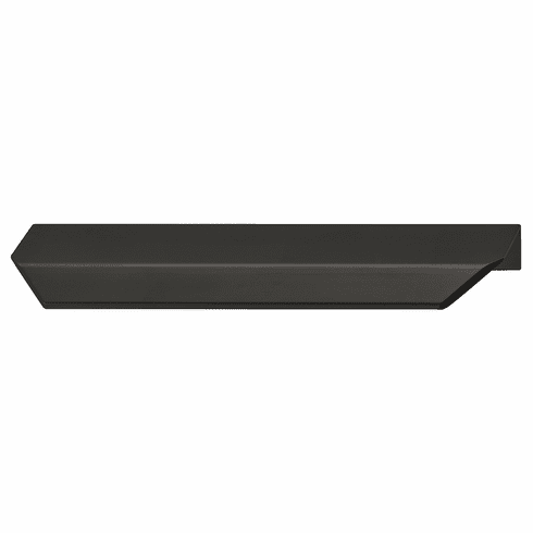 Hafele Edge pull handle, Aluminum, Manhattan Collection, Black anodized, length: 100mm, hole spacing: 64mm, Item# 155.02.320, 15502320, 155-02-320