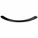 Hafele Handle, Zinc, Pulsar Collection, 96 mm CTC, 112 mm length, M4 thread, matt black, Item# 155.02.500, 15502500, 155-02-500