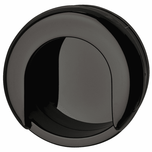 Hafele Inset Handle, Polyamide, HEWI, Jet Black, 75 mm, Item# 158.75.090, 15875090, 158-75-090