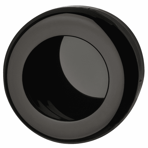 Hafele Inset Handle, Polyamide, Round, HEWI, Jet black, 75 mm, Item# 158.80.290, 15880290, 158-80-290