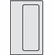 Hafele Inset Handle, Polyamide, 100 x 60 x 15 mm (L x H x D), HEWI, For sliding wooden doors, Glossy jet black, Item# 158.88.090, 15888090, 158-88-090