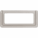 Hafele Label Frame, Nickel-Plated, Steel, L x H: (2 11/16 x 1 3/8") 69 x 35 mm, Item# 168.02.761, 16802761, 168-02-761