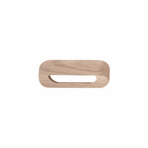 Hafele Handle, Red Oak, 96 mm CTC, Item# 192.48.456, 19248456, 192-48-456
