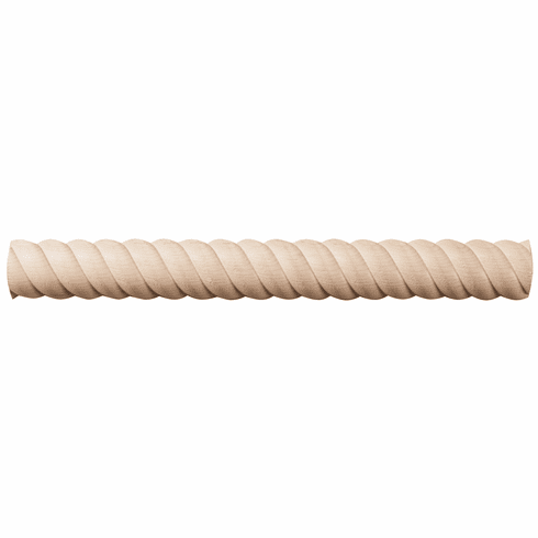 Hafele Moulding, 1 5/16" x 21/32" x 96" (H x D x L), Rope Collection, Maple, Item# 194.76.133, 19476133, 194-76-133