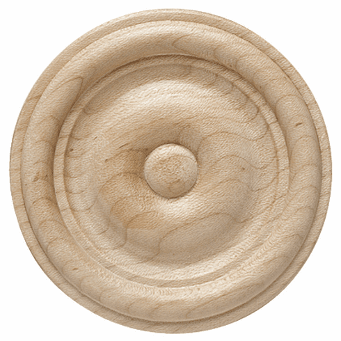 Hafele Ornament, Diameter:2 7/8" x 3/8" D, Maple, Item# 194.78.153, 19478153, 194-78-153