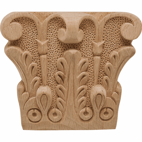 Hafele Ornament, 4 1/2" x 5 1/8" (H x W), Acanthus Collection, Beech, Item# 194.78.343, 19478343, 194-78-343