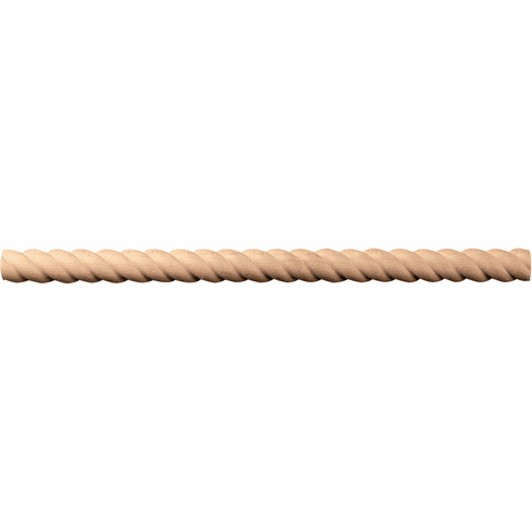 Hafele Moulding, 3/4 x 11/32 x 96" (H x D x L), Rope Collection, Beech, Item# 194.79.320, 19479320, 194-79-320
