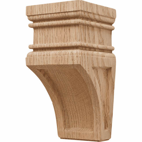 Hafele Corbel, 6" x 2 7/8" x 3" (H x W x D), Arcadian Collection, Oak, Item# 198.04.450, 19804450, 198-04-450