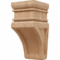Hafele Corbel, 6" x 2 7/8" x 3" (H x W x D), Arcadian Collection, Oak, Item# 198.04.450, 19804450, 198-04-450