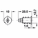 Hafele Cylinder Core, VCS18, for Reversible Key with 2 Keys, 2000 key changes, Keyed different, Item# 210.30.600, 21030600, 210-30-600