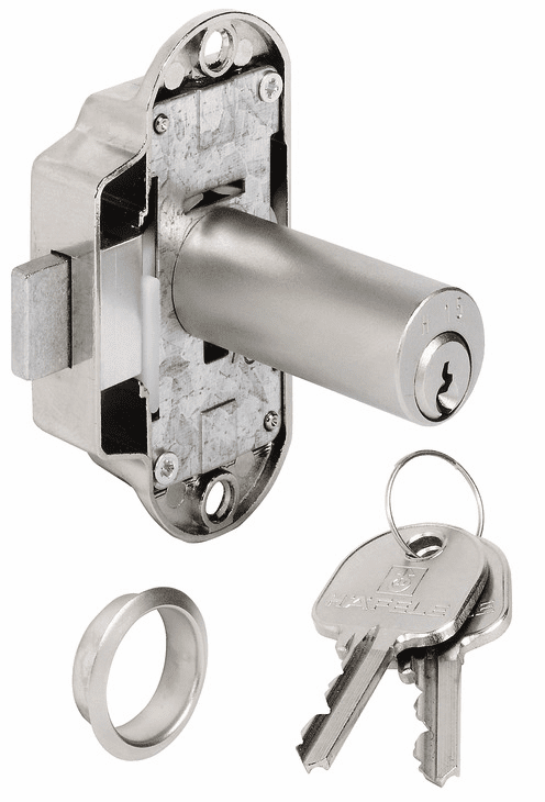 Hafele 225.62.290, Piccolo Nova Lock, extended cylinder, zinc