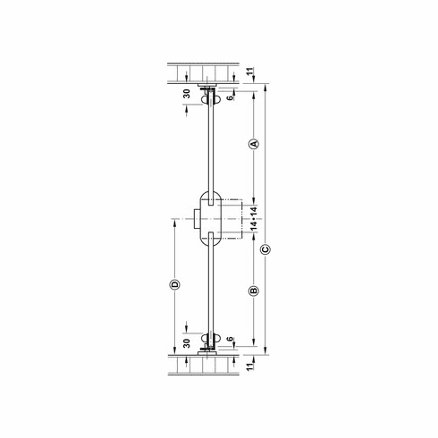 Profile Rod, For Extending Rod Lock - In The Häfele Australia Shop