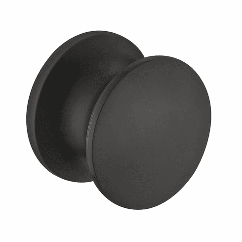 Hafele Push-Button Knob, for Push-Lock, Plastic, Black, Item# 229.00.652, 22900652, 229-00-652