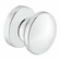 Hafele Push-Button Knob, Mini, Matt nickel, Item# 229.01.211, 22901211, 229-01-211