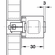 Hafele Fixed adapter handle, Hafele Symo, length 30mm, for mass production, for combination with rotary handles, where a uniform drilling pattern for rotary handle and fixed adapter knob is required, without rings, Item# 229.82.600, 22982600, 229-82-600