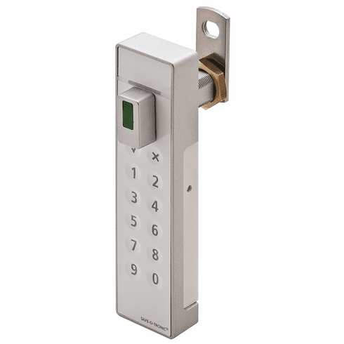 Hafele Keypad Lock, Safe-O-Tronic LS 150, Vertical with knob at top, black, Item# 231.98.090, 23198090, 231-98-090