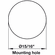 Hafele Cylinder Rosettes, Diameter:25 mm (1"), National Lock - High Security, Satin brass, Item# 232.14.001, 23214001, 232-14-001