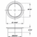 Hafele Cylinder Rosettes, Diameter:25 mm (1"), National Lock - High Security, Satin brass, Item# 232.14.001, 23214001, 232-14-001