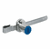 Hafele Glass Sliding Door Lock, Symo 3000, For combination with Symo cylinder removable core, Housing: Zinc alloy, matt nickel plated, rack: Stainless steel, Item# 233.44.600, 23344600, 233-44-600