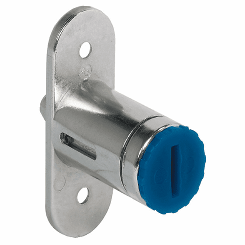 Hafele Central Locking Cylinder, M5 Internal Thread, Symo 3000, For combination with Symo cylinder removable core, Nickel-plated, Item# 234.65.600, 23465600, 234-65-600