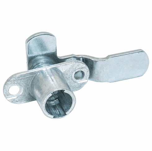 Hafele Cam Lock Body, with L-Extension, zinc-plated steel, Item# 235.08.401, 23508401, 235-08-401