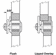 Hafele Cam Lock, C8102 and C8103 Series, Keyed Different, National Lock - High Security, Brushed chrome, lipped/overlay, 1 3/16" (30 mm), Item# 235.10.300, 23510300, 235-10-300