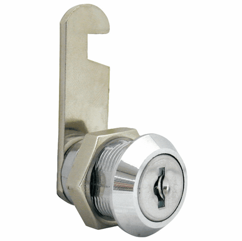 Hafele Cam Lock, 16 mm (5/8"), Keyed Cabinet Locks - SC Series, Keyed different, Item# 235.20.200, 23520200, 235-20-200